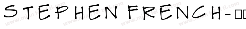 Stephen French字体转换